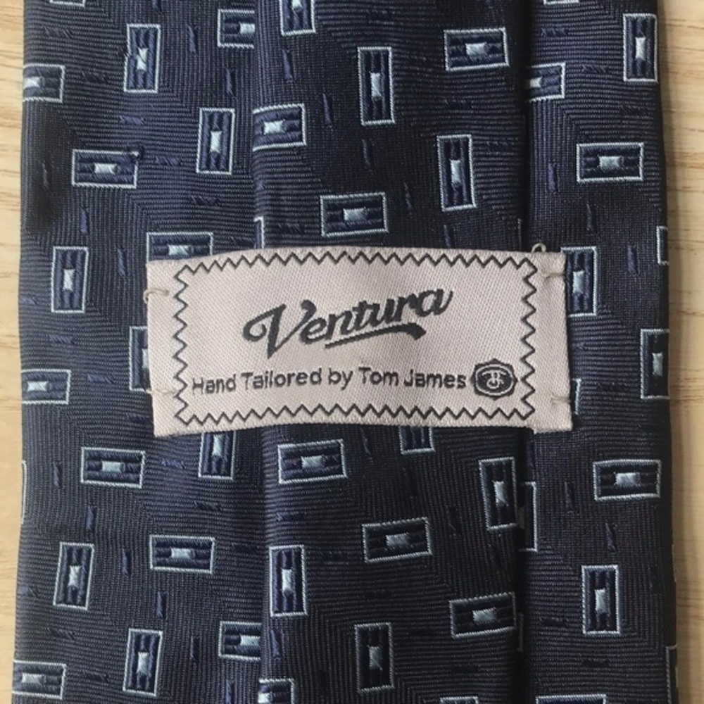 Tom James “Ventura” Hand Tailored Silk Tie